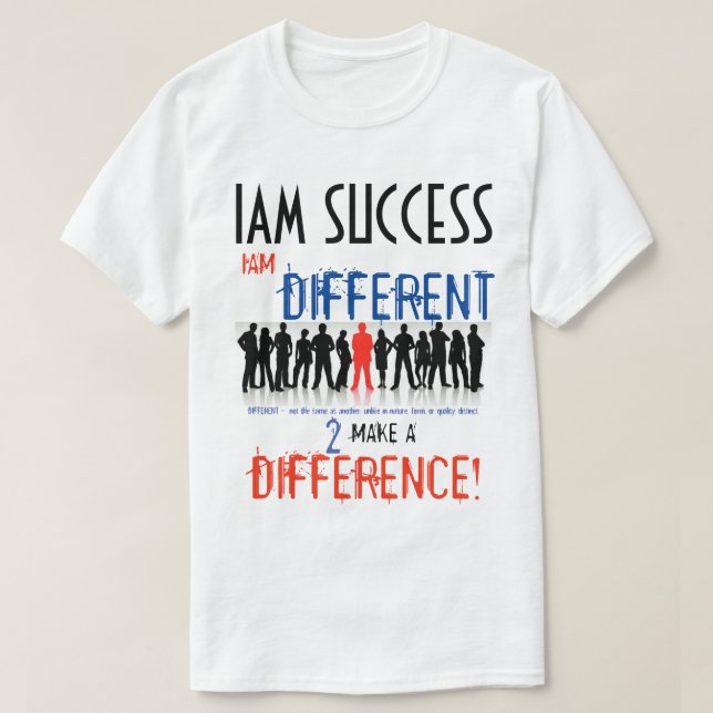 T-shirt DIFFÉRENT (Design devant)
