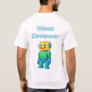 T-shirt Différent câblé | Chemise Bold Robot