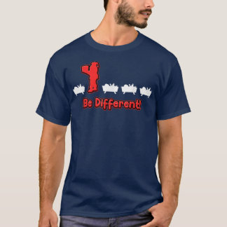 T-shirt différent être Christkind différente drôle Père No