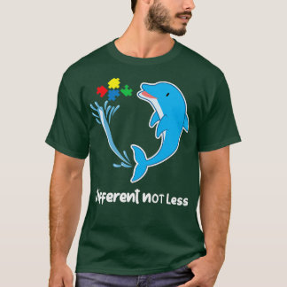 T-shirt Différent Pas Moins Autisme Sensibilisation sur l'