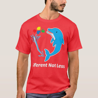 T-shirt Différent Pas Moins Autisme Sensibilisation sur l'