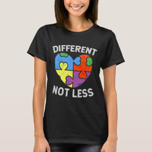 T-shirt Différent Pas Moins Sensibilisation sur l'autisme 