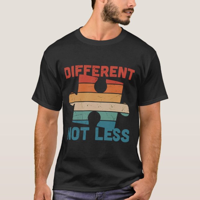 T-shirt Différentes Sensibilisations sur l'autisme (Devant)