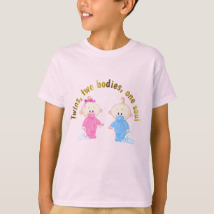 T-shirt Différents jumeaux de genre