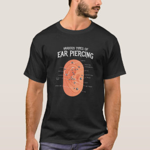 T-shirt Différents Types De Piercing Oreille I Ohrring Pie