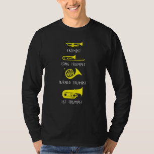 T-shirt Différents Types De Trompettes Orchestra Flute Ins