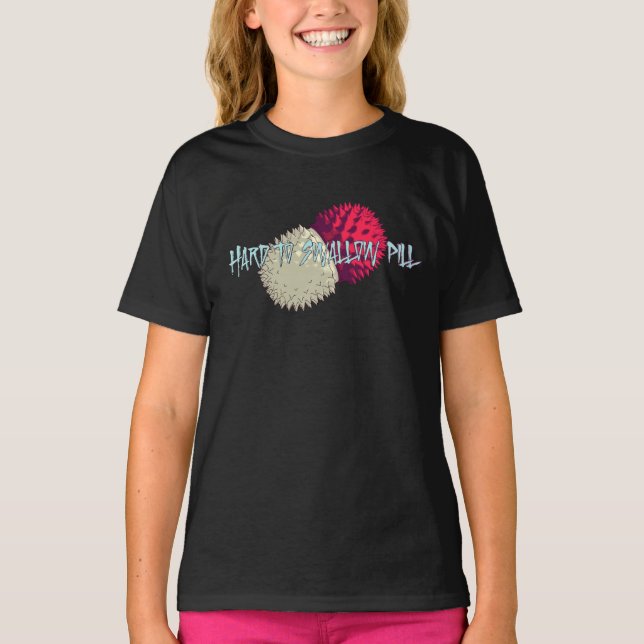 T-shirt Difficile à avaler pilule (Devant)