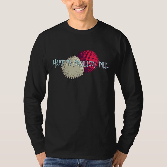T-shirt Difficile à avaler pilule (Devant)