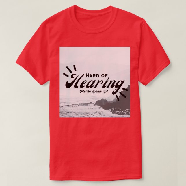 T-shirt Difficile à entendre 75 (Design devant)