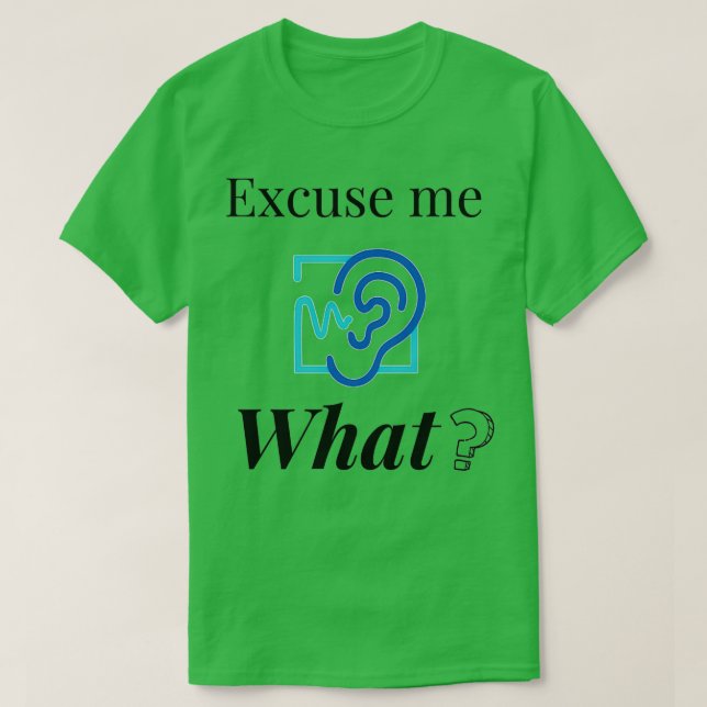 T-shirt Difficile à entendre 7 1 (Design devant)