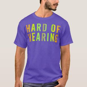 T-shirt Difficile à entendre Sunrise Yellow