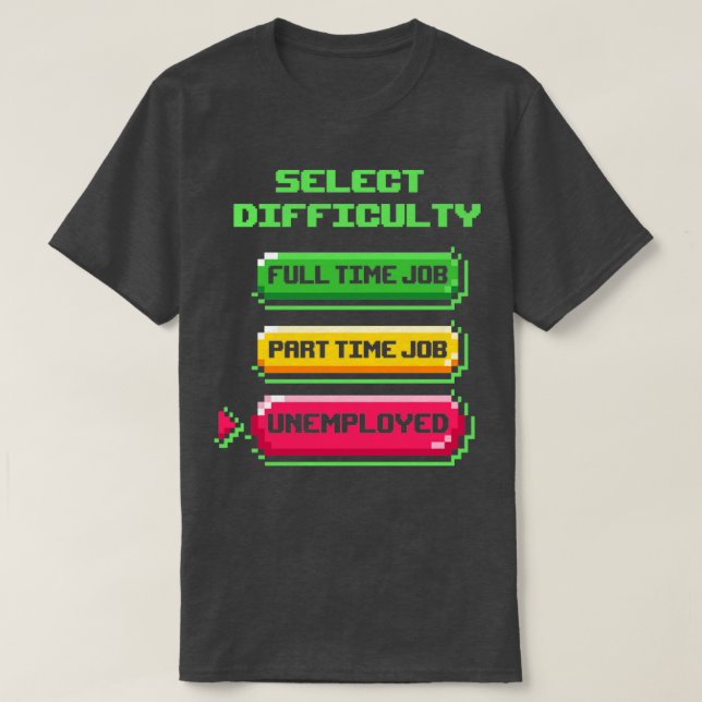 T-shirt Difficulté du jeu (Design devant)