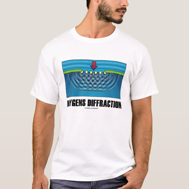 T-shirt Diffraction de Huygens (Devant)