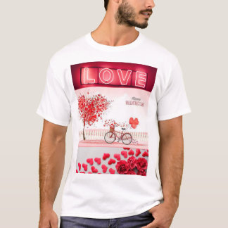 T-shirt Diffuser l'amour et la joie cette Saint-Valentin �