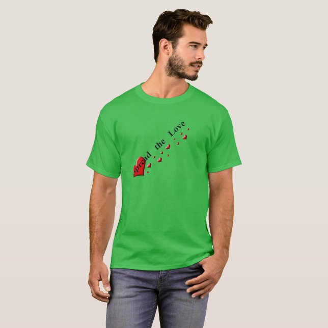 T-shirt Diffuser les événements Love Green (Devant entier)