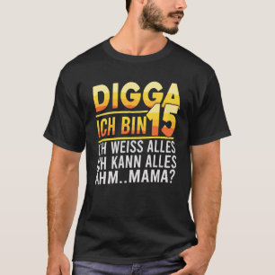 T-shirt Digga Ich Bin 14 Citation drôle d'anniversaire all