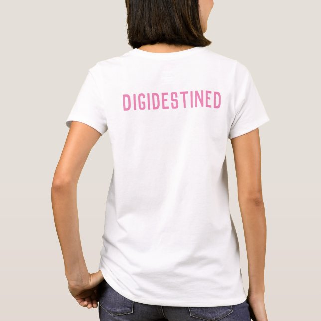 T-shirt Digimon Digivice Digidestine des femmes légères (Dos)