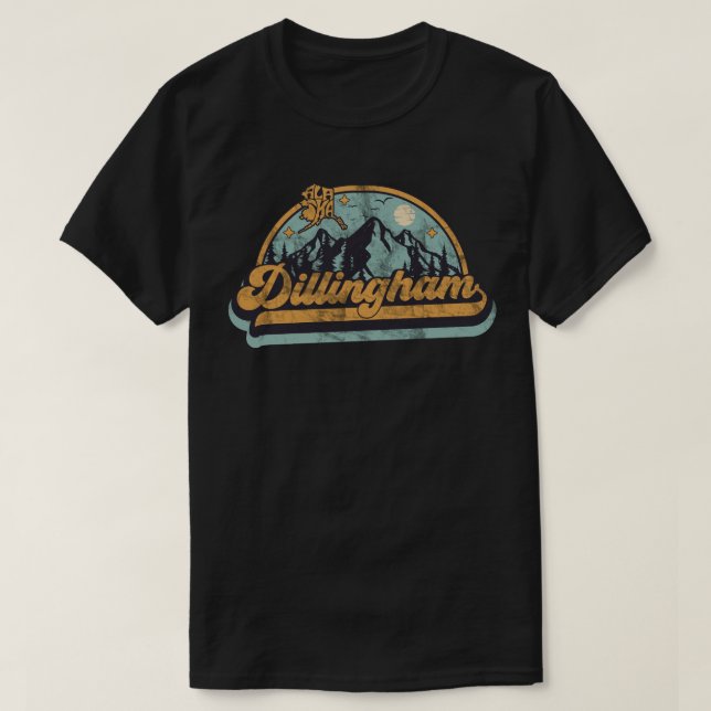 T-shirt Dillingham, Alaska (Design devant)