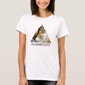 T-shirt d'Illumeowti (texte noir)