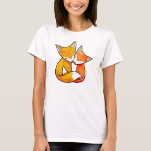 T-shirt d'illustration d'amour de région boisée de