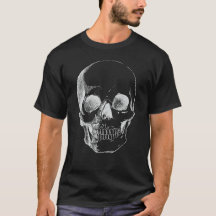 T-shirt d'illustration de crâne