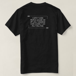 T-shirt Dilly Dally Black