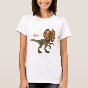 T-shirt Dilophosaurus dessin animé