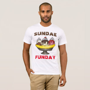 T-shirt DIMANCHE (DIMANCHE) DIMANCHE Ice Cream Banana Spli