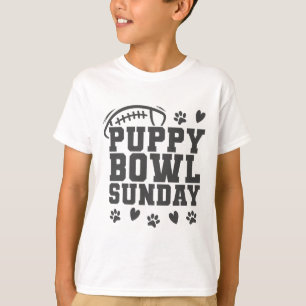 T-shirt Dimanche du chiot Bowl Super Footll Game Party Chi