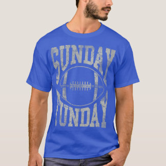 T-shirt Dimanche Funday Jour Vintage Fun Jour Sports Desig