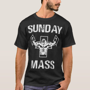 T-shirt Dimanche Messe Jésus Gym Chemise3521