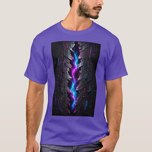 T-Shirt Dimensional Rift 3D (Devant)