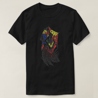 T-shirt Dimensions Coloré Art Tribal Tatouage Abstrait