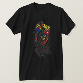 T-shirt Dimensions Coloré Art Tribal Tatouage Abstrait