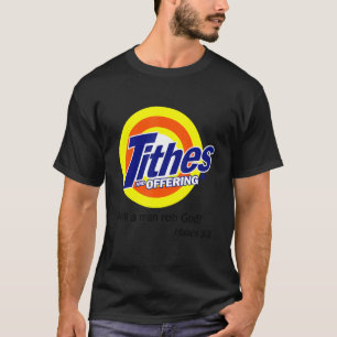 T-shirt Dîmes Et Offres Un Homme Rob Dieu