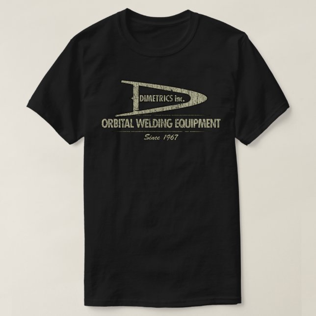 T-shirt Dimétrie Soudage orbital 1967 (Design devant)