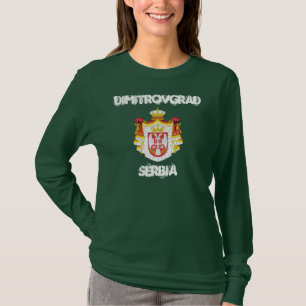 T-shirt Dimitrovgrad, Serbie avec armoiries