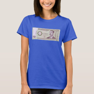 T-shirt Dinar irakien avec Saddam Hussein