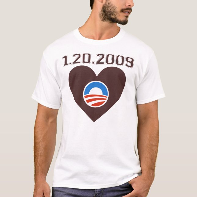T-shirt d'inauguration d'Obama (Devant)