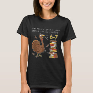 T-shirt Dinde 6 7 Combien de nuits par semaine devriez-vou