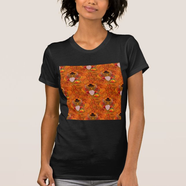 T-shirt dinde d'action de grâces (Devant)