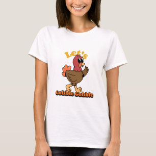 T-shirt Dinde drôle de Thanksgiving, gobble gobble !