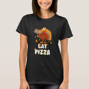 T-shirt Dinde Mange Pizza Adulte Végétalien Enfants Actio