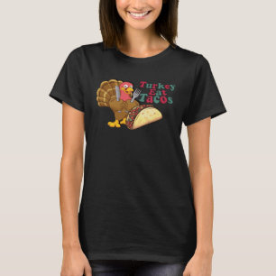 T-shirt Dinde Manger Tacos Végétalien Jour de l'Action de