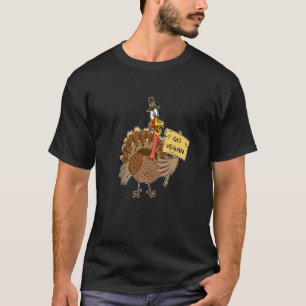 T-shirt Dinde végane pour menu de dîner de Thanksgiving vé