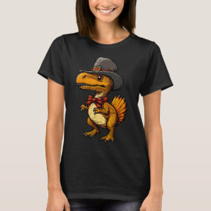 T-shirt Dindeur drôle de dinosaure de Thanksgiving Turkeys