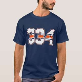 T-shirt d'indicatif régional 334