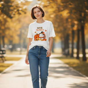 T-shirt Dindon bébé et citrouille célébrant Thanksgiving 