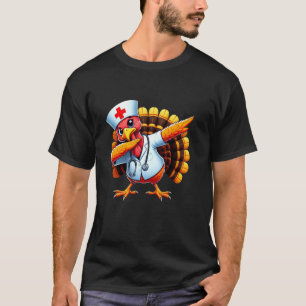 T-shirt Dindon Dabbing Dinde de Thanksgiving Dinde Jour de