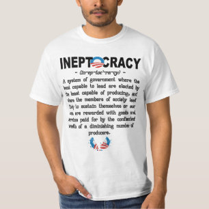 T-shirt d'Ineptocracy d'administration d'Obama